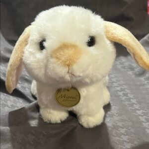 Plush Bunny - White and Tan
